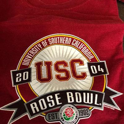 Lot #203 Lot of 5 T-shirts All USC Trojans 