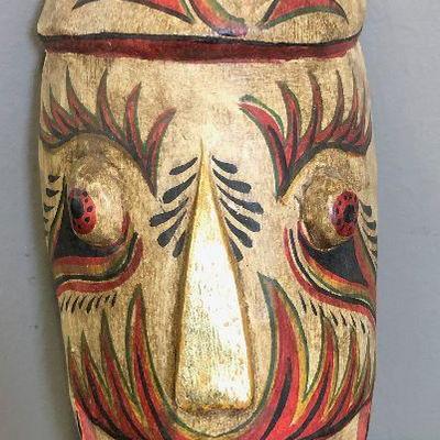 Lot #235 Carved Mask from Vanuatu Island 