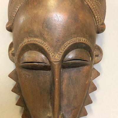 Lot #236 Carved African Mask 
