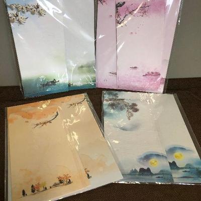 Lot #240 4 packages of Stationary and envelopes