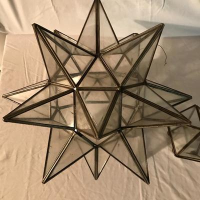Lot 56 - MCM Glass Star and Box