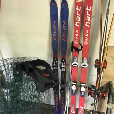  Lot 73 - Skis, Boots and Poles 
