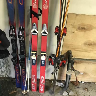  Lot 73 - Skis, Boots and Poles 