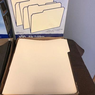 Lot#300 File Folder and handing Folders 