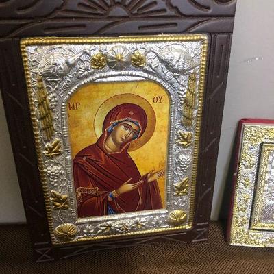Lot#314 Greek Byzantine Icons (2)