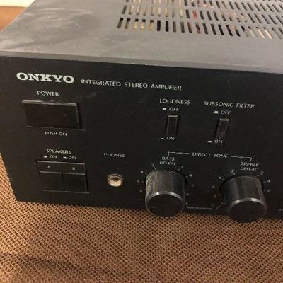 Lot#320 ONKYO Model 8037 Stereo Amplifier 