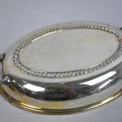 VIntage Silver Serving Dish W/ Lid (Silver Plated?)