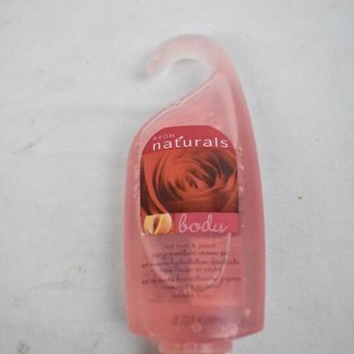 Avon Naturals Body Wash Red Rose/Peach - Broken Seal
