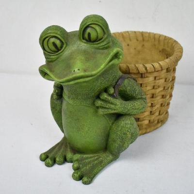 Frog/Basket Flower Pot