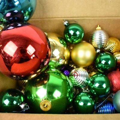 Box of Holiday Ornaments