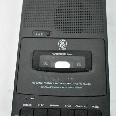 GE Personal Tape Recorder/Cassette Player