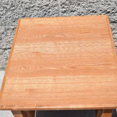 Small Wooden End Table