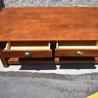 Coffee Table W/ Two Drawers