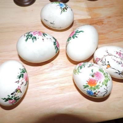 Collection of Hand-Painted Japanese Easter Eggs