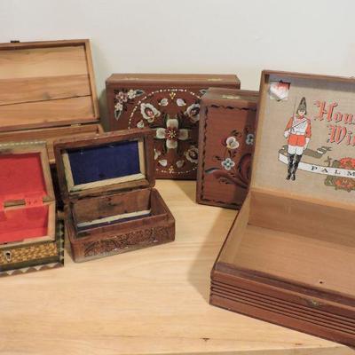 Collection of Wooden Boxes