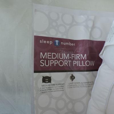 Lot of 2 Sleep Number Pillows and Memory Foam Pillow