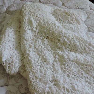 Crocheted Bed Throw