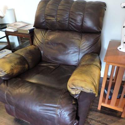 Brown Leather Recliner