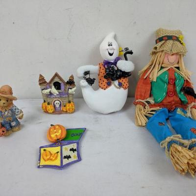 5 Halloween Decorations: Ghost, Scarecrow etc