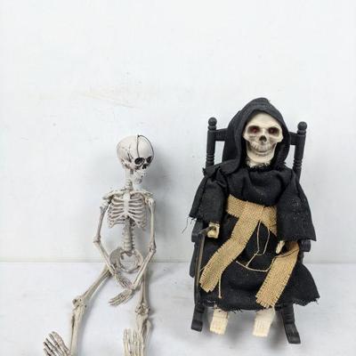 Two Skeleton Decorations
