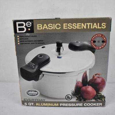 Basic Essentials 5 Qt. Aluminum Pressure Cooker