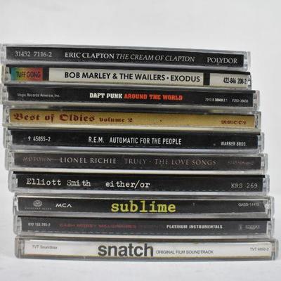 10 Misc CDs: Eric Clapton - REM