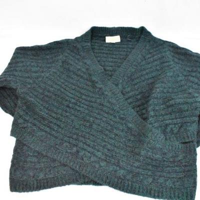ModCloth Wrap Sweater Green 2XL