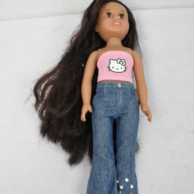 TBKI Doll w/ Hello Kitty Shirt