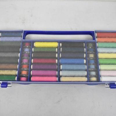 Various Colorful Thread in Carry Case