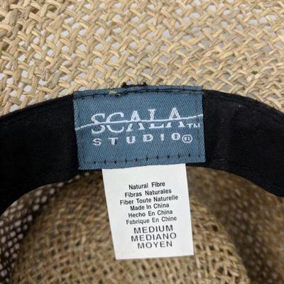 Ladies Woven Sun Hat - Scala Studio, Medium