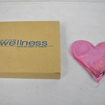Avon Wellness Heart Shaped Heat Pack, Set of 2 - New