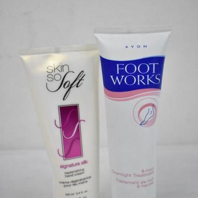 Avon Foot Works & Signature Silk Hand Cream - New