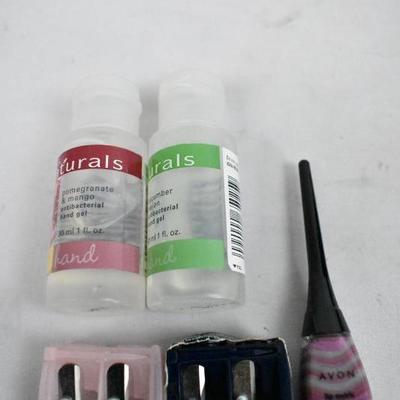 Avon: 2 Hand Sanitizers, Lip Gloss, 2 Sharpens - New