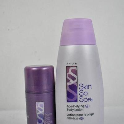 Avon Age-Defying Body Lotion & Age-Defying Neck & Chest Treatment - New