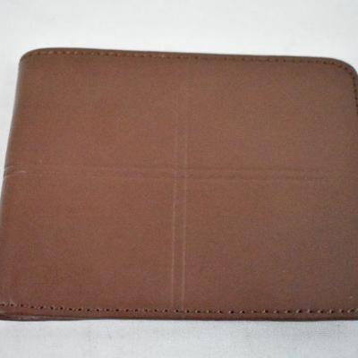 Men's Brown Leather Wallet - New