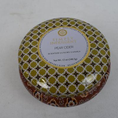 Simply Indulgent Pear Cider Candle - New