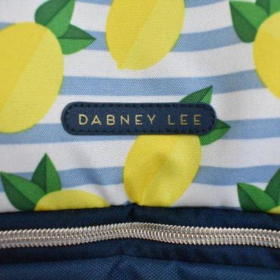 Dabney Lee 25-50 Can Insulated Tote, Lemon Pattern- New