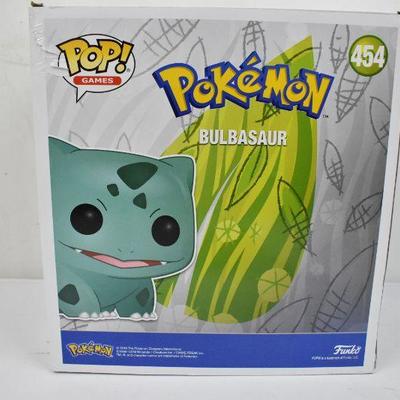 Giant Funko Pop! Games Pokemon Bulbasaur 454 - New, Box Measures 13