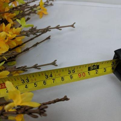 Yellow Decorative Flower/Stem - Qty 11 - New