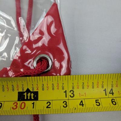 Red/Clear Sackpacks - New