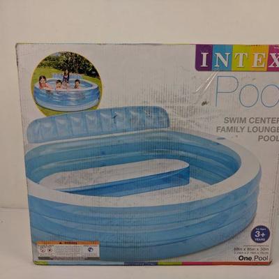 Intex Pool Swim Center Family Lounge Pool - New