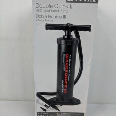 Intex Double Quick III Pump - New
