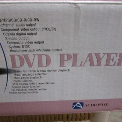 Lot 4 - Audiovox DVD-220 DVD Player