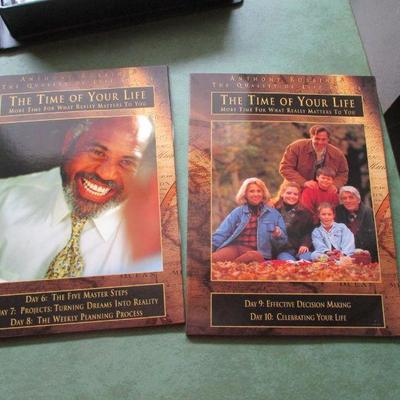 Lot 9 - Anthony  Robbins The Time of Your Life Time & Management System VHS