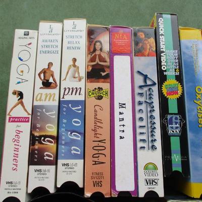 Lot 17 - Yoga & Exercise VHS Tapes - Top Ten Herbs For Medical Emergencies