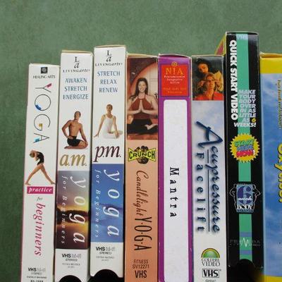 Lot 17 - Yoga & Exercise VHS Tapes - Top Ten Herbs For Medical Emergencies