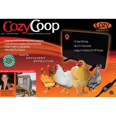 Cozy Coop Chicken Coop Heater, 200-Watt, Broken Foot, Wall Mount Only  - New