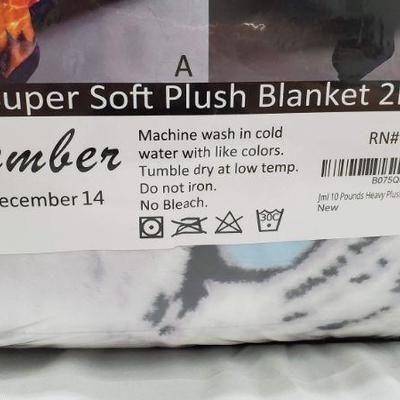 King Size Super Soft Plush Blanket, Tigers, Reversible, 85x93