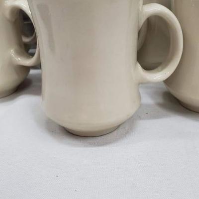 31 Crestware Mugs, Bone White, 7 1/2 oz., Ceramic, Dover Narrow Rim