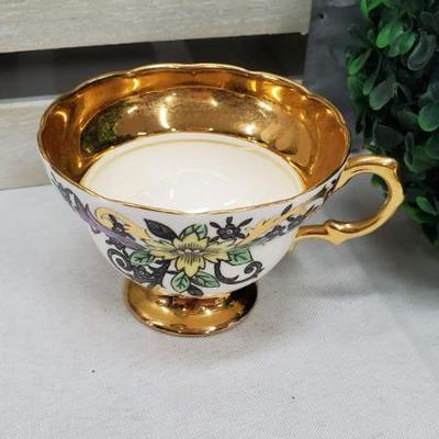 Vintage Rosina Queens Bone China Made in England Tea Cup, Pattern No. 4935